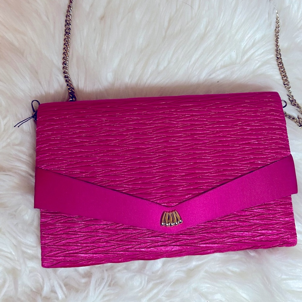 NWT Walborg bright pink shoulder bag